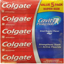 1 of 1:Colgate Cavity Protection Toothpaste, Regular, Pack of 5, 8 Ounce 