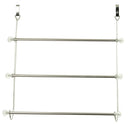 2 of 2:Home Basics 3 Tier Chrome Plated Steel Over the Door Towel Rack 