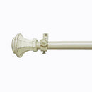 1 of 12:Buono II Carson Barra de cortina ajustable para ventana, color crema 