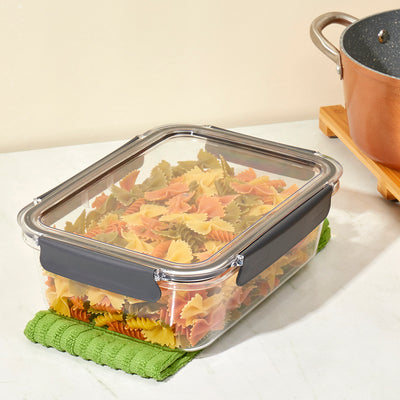 4 of 4:Récipient alimentaire hermétique Home Basics de 2,5 L 