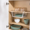 3 of 4:Home Basics Small Under-the-Shelf Basket 