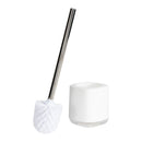 1 of 4:Bath Bliss Luxury Toilet Brush Holder in White 