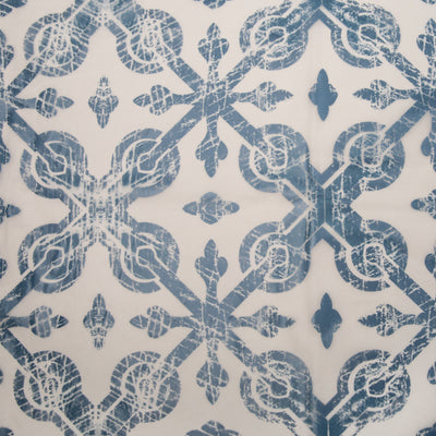 3 of 3:Bath Bliss Lisbon Design PEVA Shower Curtain in Blue 