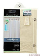 5 of 5:Revestimiento de ducha Bath Bliss Splash Guard en color beige 