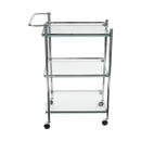 2 of 4:Chariot de service roulant en verre trempé Neu Home 