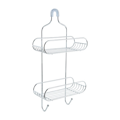 2 of 4:Bath Bliss 2 Tier Royal Shower Caddy in Chrome 