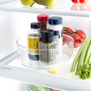 2 of 3:Bac à fruits en plastique pour réfrigérateur Home Basics, transparent, 23 x 23 x 8,6 cm 