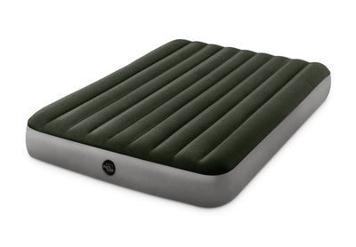 1 of 2:Intex Prestige Durabeam Downy Queen Air Bed with Battery Pump, Green 