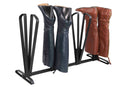 1 of 2:Home Basics Adjustable 4 Pair  Plastic Boot Rack Organizer, Black 