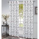 3 of 5:Lyra Floral Printed Dolly Sheer Grommet Window Panel, 54x84 Inches 