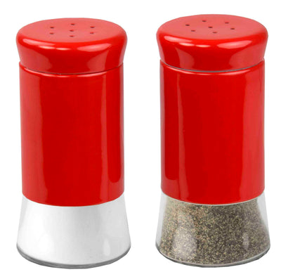 1 of 6:Home Basics Essence Collection Juego de salero y pimentero de 2 piezas 