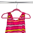 3 of 4:Lot de 25 cintres en velours rose Simplify Kids 