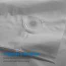 3 of 4:Bath Bliss Splash Guard Shower Liner in Grey 
