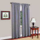 1 of 4:Buffalo Check Window Curtain Panel - 42x84 - Navy 