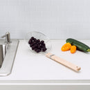 5 of 6:Home Basics Stainless Steel Strainer with Wooden Handle 