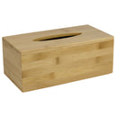 2 of 5:Home Basics Rectangle Bamboo Tissue Box Cover, Natural 