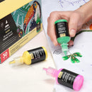 6 of 6:ARTEZA Premium 3D Acrylic Fabric Paint, Vibrant Colors, 30 Count 