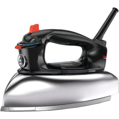 1 of 2:Dominion Heavy Duty Aluminum Non-Stick Soleplate Classic Steam Iron Adjustable Temperature Control 