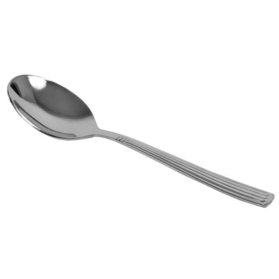 3 of 5:Home Basics Eternity Mirror Finish 4 Piece Stainless Steel Tea Spoon Set, Silver 