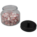 1 of 4:Home Basics Artisan 1.5 Lt Glass Jar with Black Top 