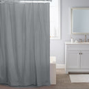 2 of 4:Bath Bliss Heavy Grommet Shower Liner in Silver 