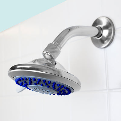 1 of 6:Sunbeam Luxury Retreat - Alcachofa de ducha fija de 5 funciones, cromada 