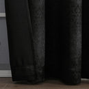 13 of 15:Cordelia Embossed Damask Grommet Room Darkening Window Panel, 52x84 Panel 