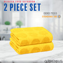 7 of 40:PREMIUS 2 Pack Circles 100% Cotton Yarn Dyed Hand Towel, 16x28 Inches 