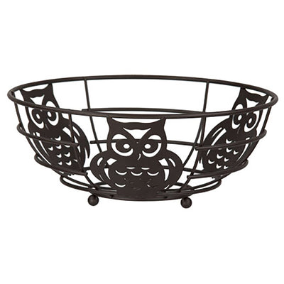 2 of 5:Home Basics Owl Fruit Bowl 