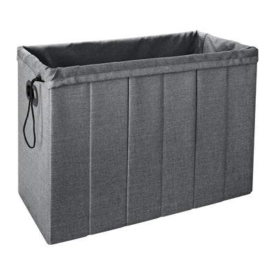 3 of 4:Simplify otomana plegable con tapa abatible en gris 