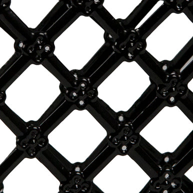 3 of 6:Porte-serviettes sur pied Home Basics Lattice Collection, noir 