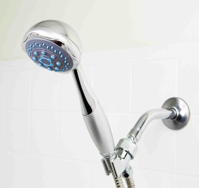 1 of 4:Home Basics Deluxe Handheld 5 Function Shower Massager with 5 FT. Hose, Chrome 