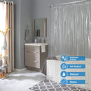 2 of 4:Forro de cortina de ducha Bath Bliss PEVA en transparente 