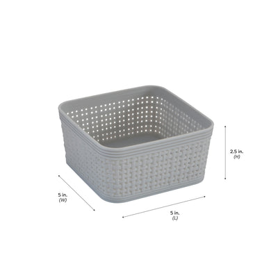 2 of 4:Ensemble de rangement Simplify 6 pièces gris 