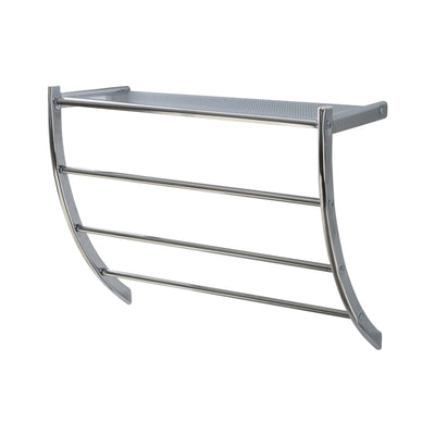 2 of 4:Étagère murale de salle de bain et porte-serviettes Neu Home 