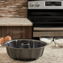 5 of 5:Baker’s Secret Essentials 10-inch Non-Stick Steel Fluted Bundform Pan 