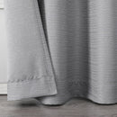 18 of 24:Yola Blackout Textured Jacquard Grommet Window Panel, 52x84 Inches 