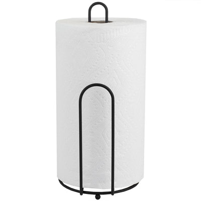 1 of 6:Home Basics Free Standing Paper Towel Holder with Easy-Tear Arm, Bronze 