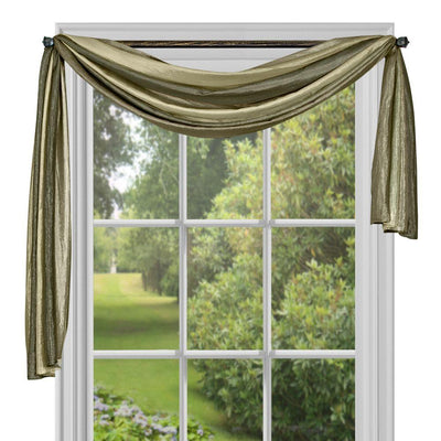 5 of 10:Ombre Window Curtain Scarf, 50x144 Inches 