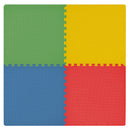 4 of 39:Interlocking Foam 24x24 Anti Fatigue Floor Tiles, 4 Tiles Per Pack, 16 Sq. Ft. 