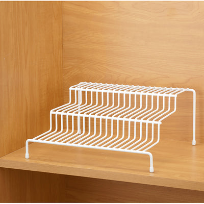 4 of 4:Kitchen Details 3 Tier Spice Rack Shelf Organizer in White 