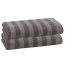 12 of 40:PREMIUS 2 Pack Stripes 100% Cotton Yarn Dyed Bath Sheet Towel, 32x64 Inches 