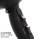 3 of 8:Hot Tools Professional Turbo Ionic Dryer, Black 