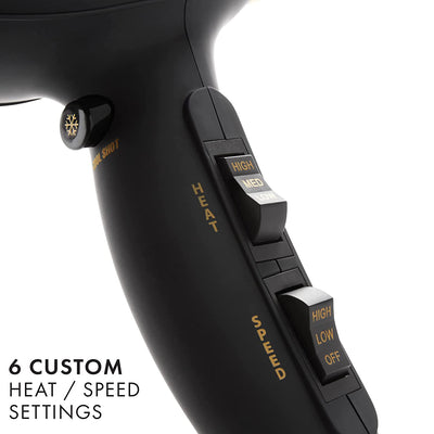 3 of 8:Hot Tools Professional Turbo Ionic Dryer, Black 