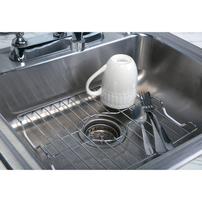 2 of 4:Kitchen Details Medium Chrome Sink Protector 