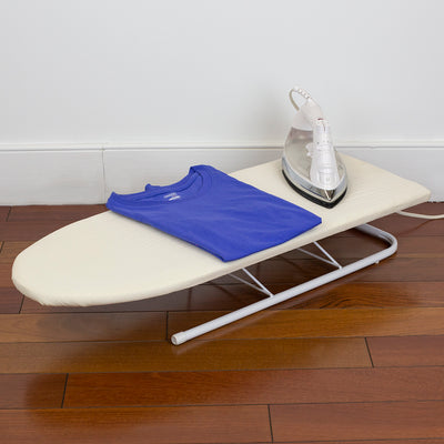 5 of 6:Home Basics Tabletop Ironing Board with Rest and Cover, 33x12x3.5 Inches 