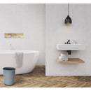 3 of 4:Bath Bliss Trash Can in Grey 