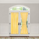 6 of 7:Buffalo Check Gingham French Door Panel With Tieback 