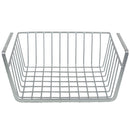 3 of 6:Home Basics Small Under Shelf Vinyl Coated Steel Basket, Silver 