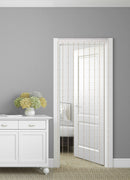 3 of 3:Clarity Jaeger Diamond Beaded Rod Pocket Panel, dorado, 40 x 84 pulgadas 